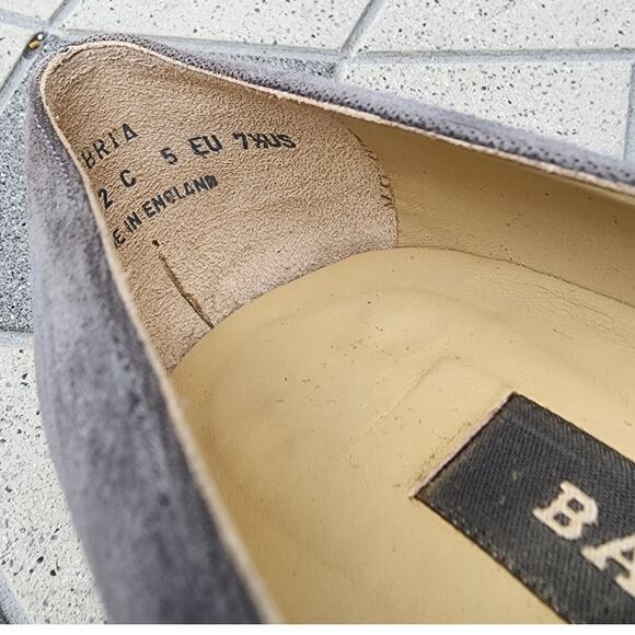 Bally Nebria Sheen Suede Court Shoes Pumps 7.5 - Picture 5 of 10